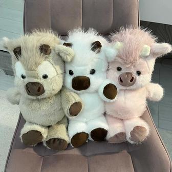 Мягкая игрушка , бегающий теленок,45см