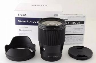 Объектив Sigma 16 mm F/1.4 DC DN e mount