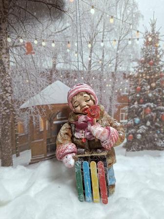 Ватные Ёлочные Игрушки (СССР, Винтаж). Авторская Работа.