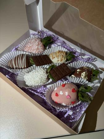 Сочная клубника в бельгийском шоколаде