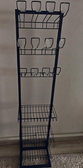 Сетчатый металлический стеллаж