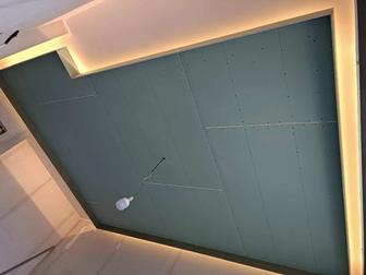 Гипсокартон Армстронг ламинат бамбук панель