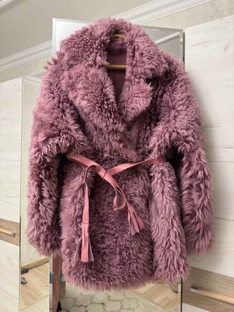 Шуба из овчины тиградо