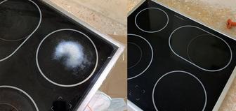 Полировка варочной панели , варочной поверхности