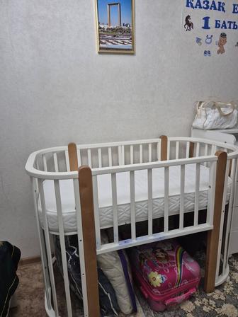 Детский кровать с матрасом (2 матрос)