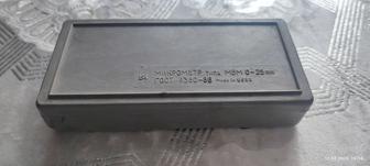 Микрометр МВМ 0-25мм, для резьб.