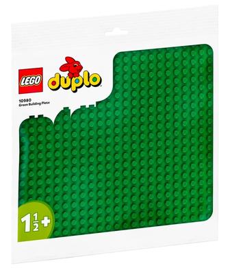 Lego duplo пластина для строительства зеленая