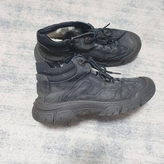 Ботинки мужские, натуральный мех