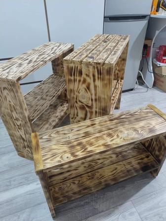 Продам полочки для обуви ручная работа сделаны как из досок так и из рейки.