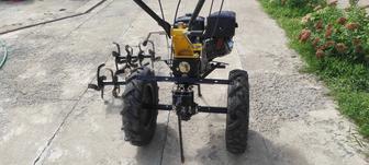 Мотоблокпен (апартпен) жер аударамыз.