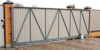 Раздвижные ворота для дома