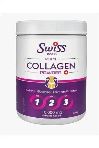 Swiss Bork Multi Collagen Powder Коллаген 1-2-3 с гиалуроновой кислотой