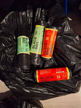 Мусорный пакет мешок 120 и 35 кг