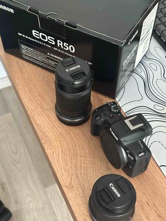 Фотокамера Canon EOS R50 RF-S 18-45 Kit 55-210 mm