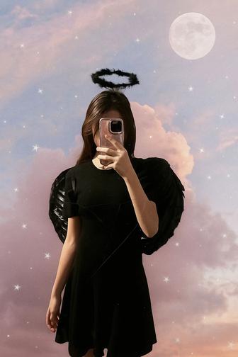 Черный ангел костюм на Хэллоуин