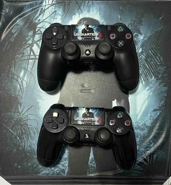 PS4 Pro 1TB 10 цифровых игр (Spider-Man, RDR2, GTA 5) Стик немного не р