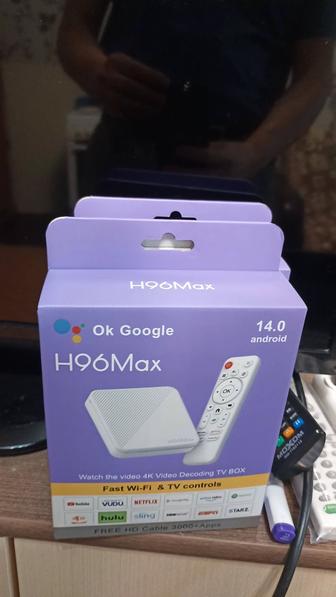 Смарт ТВ android tv 14. H96Max