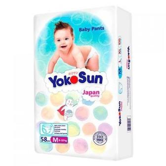 Продам подгузники yokosun M