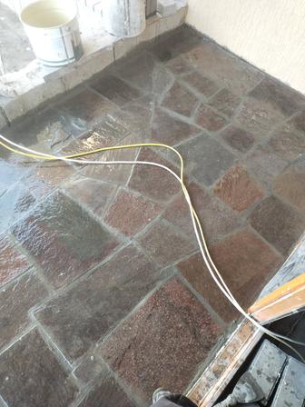 Укладка плитника натуральная камень