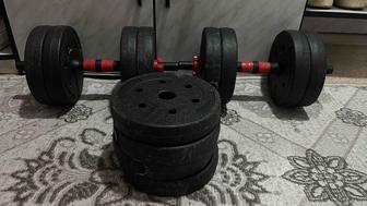 Продам гантели 12 кг каждый