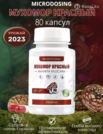 Микродозинг красного мухомора в капсулах.