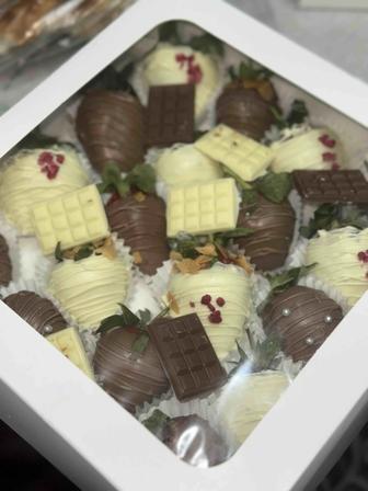 клубника в шоколаде