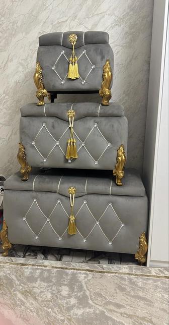 Сундуки бархатные для приданного