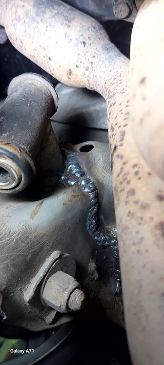 Сварочные работы! Ремонт глушителя!