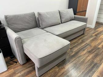 Срочно продается диван!едет мебель под заказ.3 мес пользования.Торг