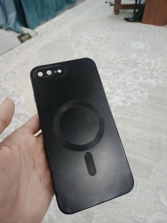 Чехол с MagSafe для iPhone 7 Plus / 8 Plus (черный, матовый)