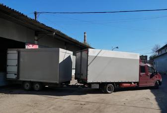 Грузоперевозки на Газели с прицепом