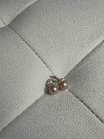 Продам серьги серебро 925 пробы с жемчугом