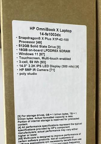 HP OmniBook X Laptop
14-fe1003dx