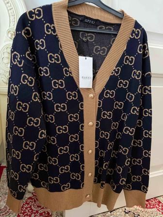 кардиган коричневый