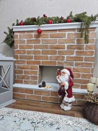 Камин новогодний декоративный