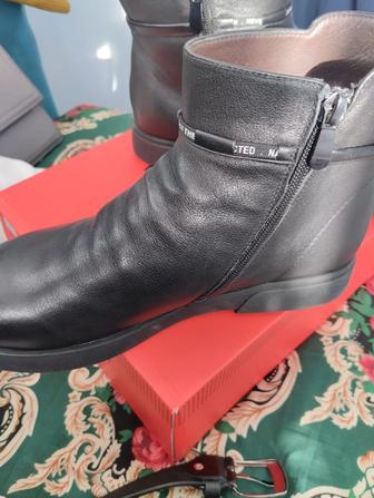 Полусапожки натуральная кожа