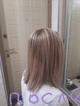 завивка стрижка сложное окрашивание технике аиртач шатуш балаяж