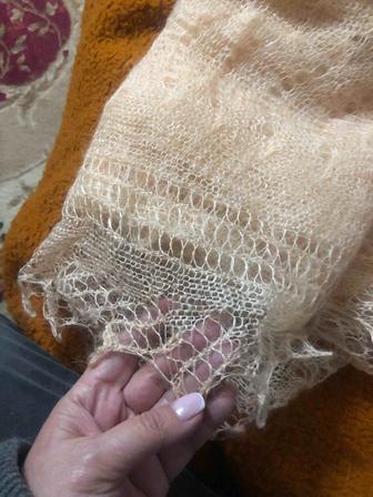 Шарф паутинка новый ручная работа