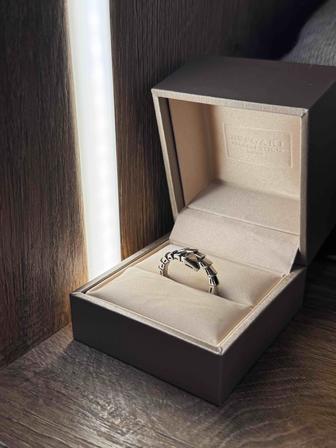 Кольцо серебряное под Bvulgari serpenti