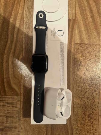 Продам apple watch 8 41mm и airpods pro 1