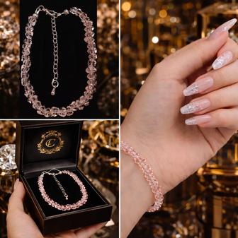 Браслеты из сияющего хрусталя