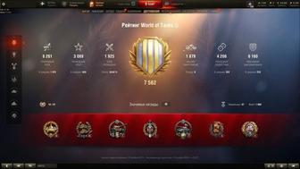 Аккаунт World Of Tanks (EU)