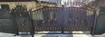 Продам ворота, автоматика, решетки на окна, газовый котел и газгольдер!
