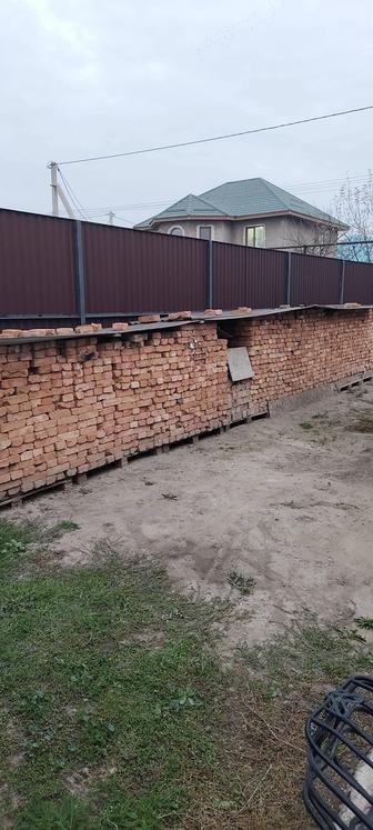 Кирпич жженый б/у
