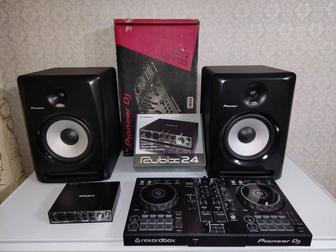 Продам мониторы Pioner S-DJ80X,звуковая карта, пульт.