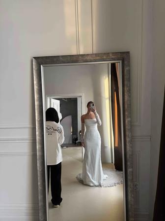 Свадебное платье с фатой