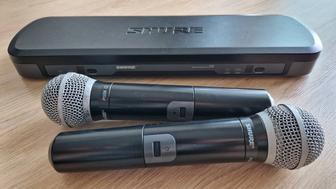 Продаю комплект Shure PG88 и 2 беспроводных микрофона PG58