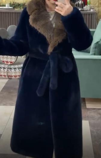 Продается эко-шуба
Цвет синий