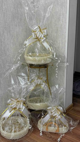 Волшебная корзинка из бусинок ручной работы!