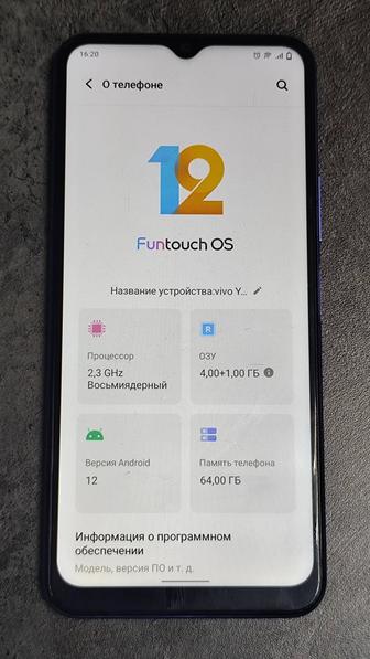 Продам Vivo Y21 4/64гб